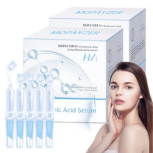 60 Pcs 5% Hyaluronic Acid Serum Ultra-Hydrating Vials, Hyaluronic Acid Tubes, Wake Nature Perfection Hyaluronic Serum, Single-Use Ultra-Hydrating