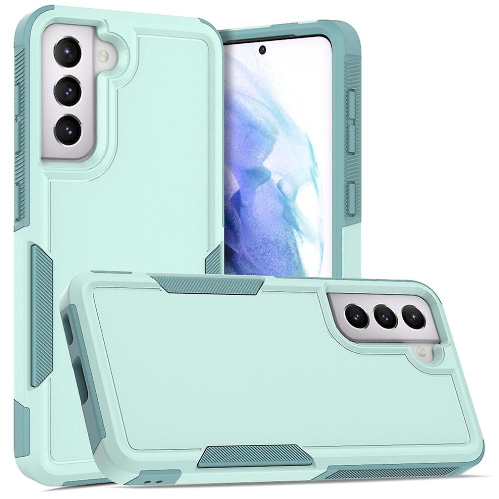 Compatible Samsung Galaxy S21 5G 2 In 1 Pc + Tpu Phone Case:light Green 5484829341813