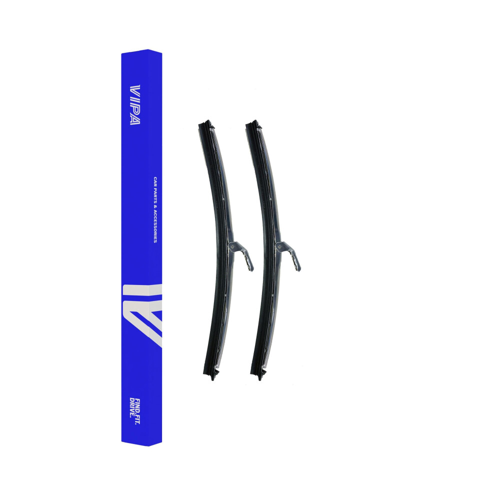 Vipa Car Parts Premium Wiper Blade Kit | Fits: Austin Mini Hatchback (Jan 1961 To Jun 1993) | All-Weather Performance | Durable, Streak-Free 5056162250871