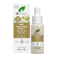 Dr Organic Pro Collagen Booster Serum, Hyaluronic Acid, Smooth Fine Lines & Wrinkles, Anti-Ageing, Firming, Lightweight, Vegan, Cruelty Free, Paraben