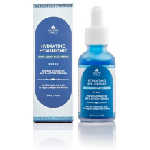 Nature Spell 2% Hyaluronic Acid Face Serum 30 ml – Infused with 1% Vegan Collagen + Matrixyl 3000 - Anti Aging Serum - Reduces visibility of fine