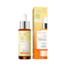 Eveline Cosmetics 15% Vitamin C + Cg Serum für das Gesicht mit Ferulasäure, Antioxidantien und Resveratrol