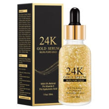 24k Gold Face Serum, 24k Golden Serum with Retinol, Vitamin E,Hyaluronic Acid, Facial Serum For Repair, Deep Moisturizing, 99.9% Pure Gold Anti Aging