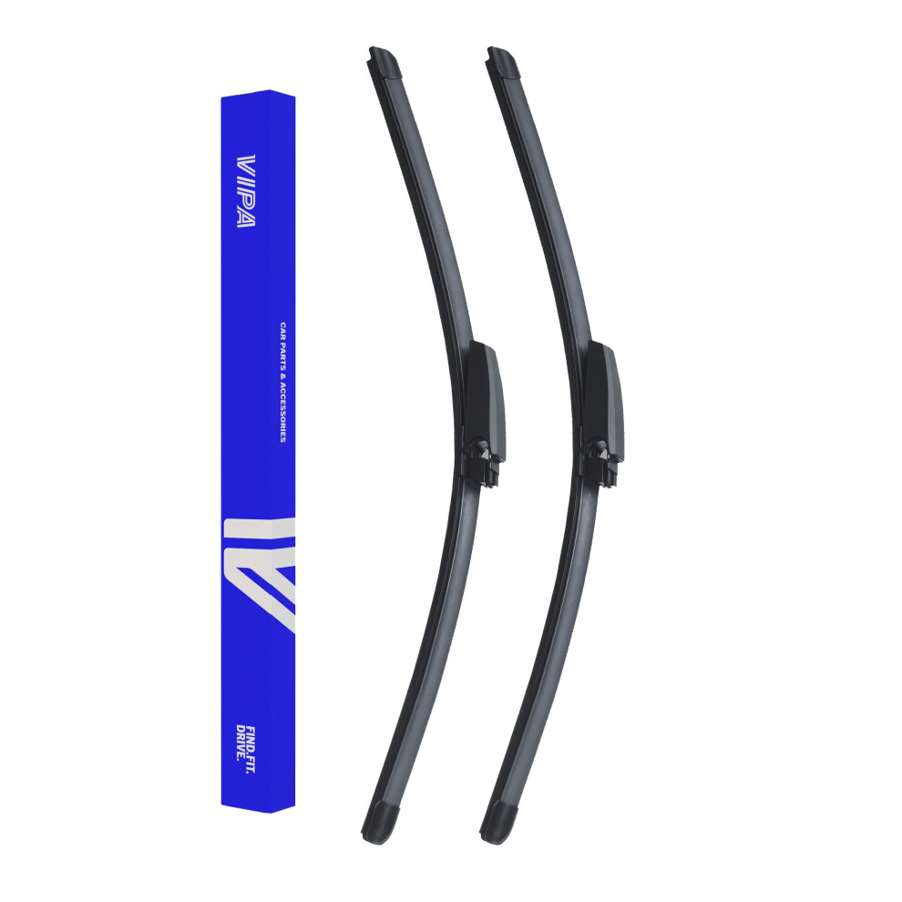 Vipa Car Parts Premium Wiper Blade Kit | Fits: Seat Exeo Saloon (Dec 2008 Onwards) | All-Weather Performance | Durable, Streak-Free Windshield Wipers 5056162269958