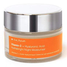 DR.EVE_RYOUTH Vitamin C Night Cream for Sun And Age Spots, Vitamin C + Hyaluronic Acid Hydrabright Face Cream, Long-Lasting Hydration Night