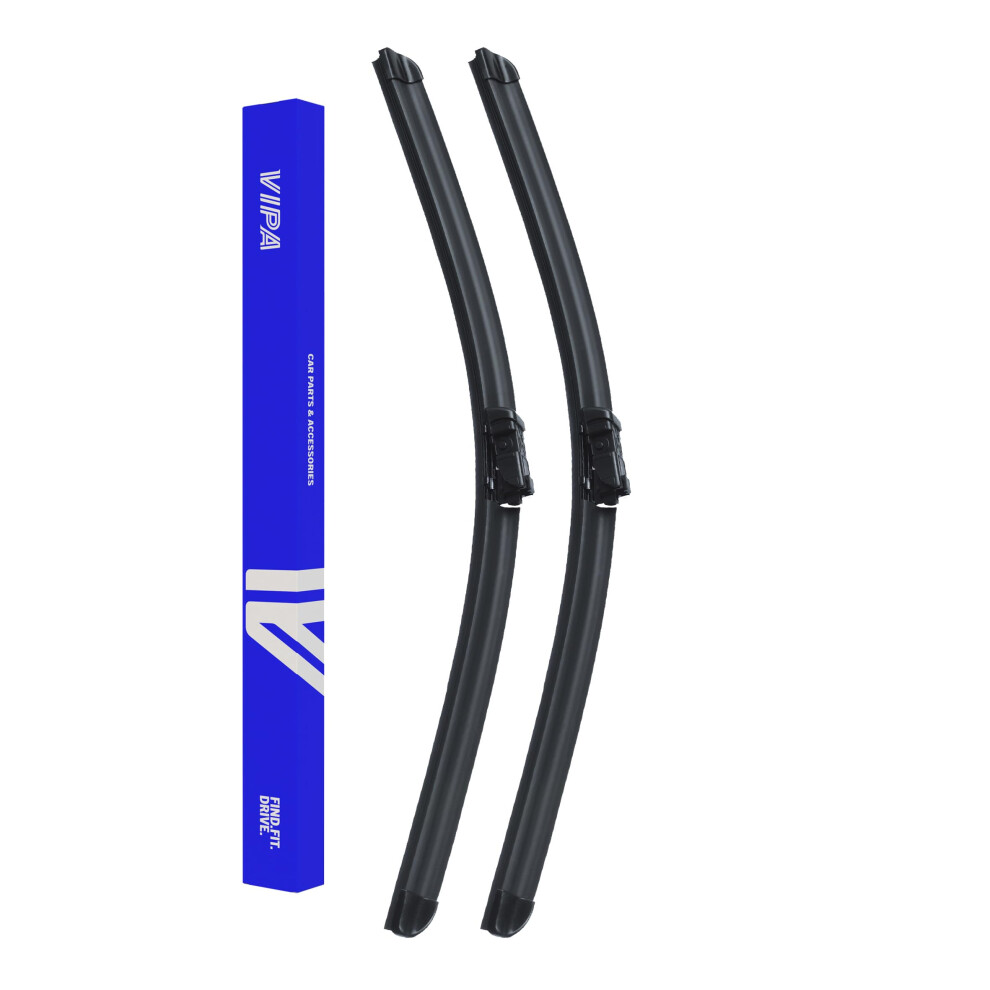 Vipa Car Parts Premium Wiper Blade Kit | Fits: Vauxhall Ampera Hatchback (Mar 2012 To Mar 2015) | All-Weather Performance | Durable, Streak-Free 5056162273634