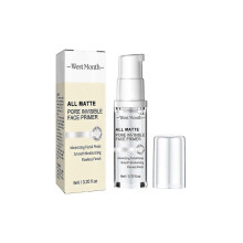 Brightening & Moisturizing Pore Contouring Primer with Vitamin C & E Oil Control, Fine Line Reduction, Flawless Matte Finish