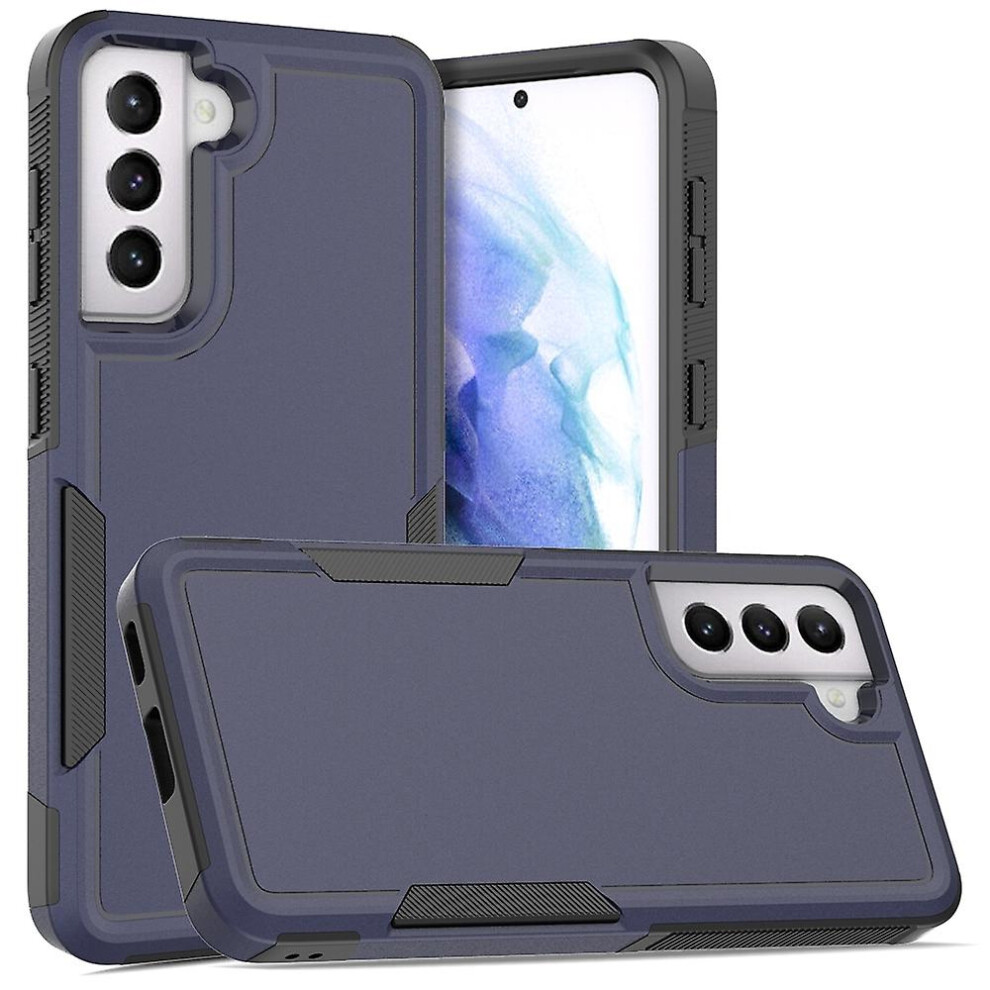 Compatible Samsung Galaxy S21 5G 2 In 1 Pc + Tpu Phone Case:dark Blue 5484829341790