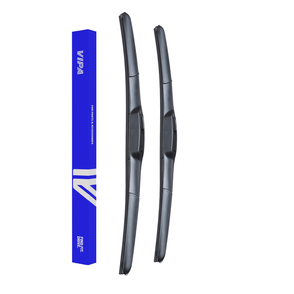 Vipa Car Parts Premium Wiper Blade Kit | Fits: Mazda 6 Saloon (Aug 2007 To Jul 2013) | All-Weather Performance | Durable, Streak-Free Windshield 5056162267282