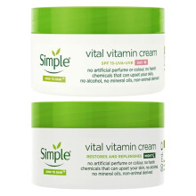 Simple Kind to Skin Face Cream Bundle (Day SPF15 & Night Cream, 50ml) - Sensitive Skin Night Cream and Simple Day Cream, Hydrating Overnight