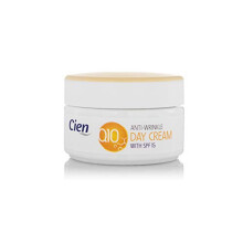 Cien Anti-Wrinkle Anti-Age Day Cream with Q10 and Vitamin E with UV Filter 50 ml