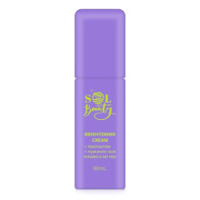 Sol Beauty Brightening Face Cream – 80ml Lightweight Daily Facial Moisturiser, Smooth Texture For Morning And Evening Skin Care Routine, Compact