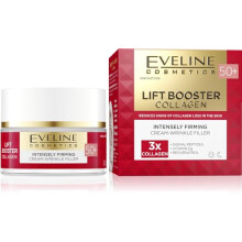 EVELINE Lift Booster Collagen 50+ Erősen Feszesítő Krém-Ráncfeltöltő Nappalra és Éjszakára 50ml