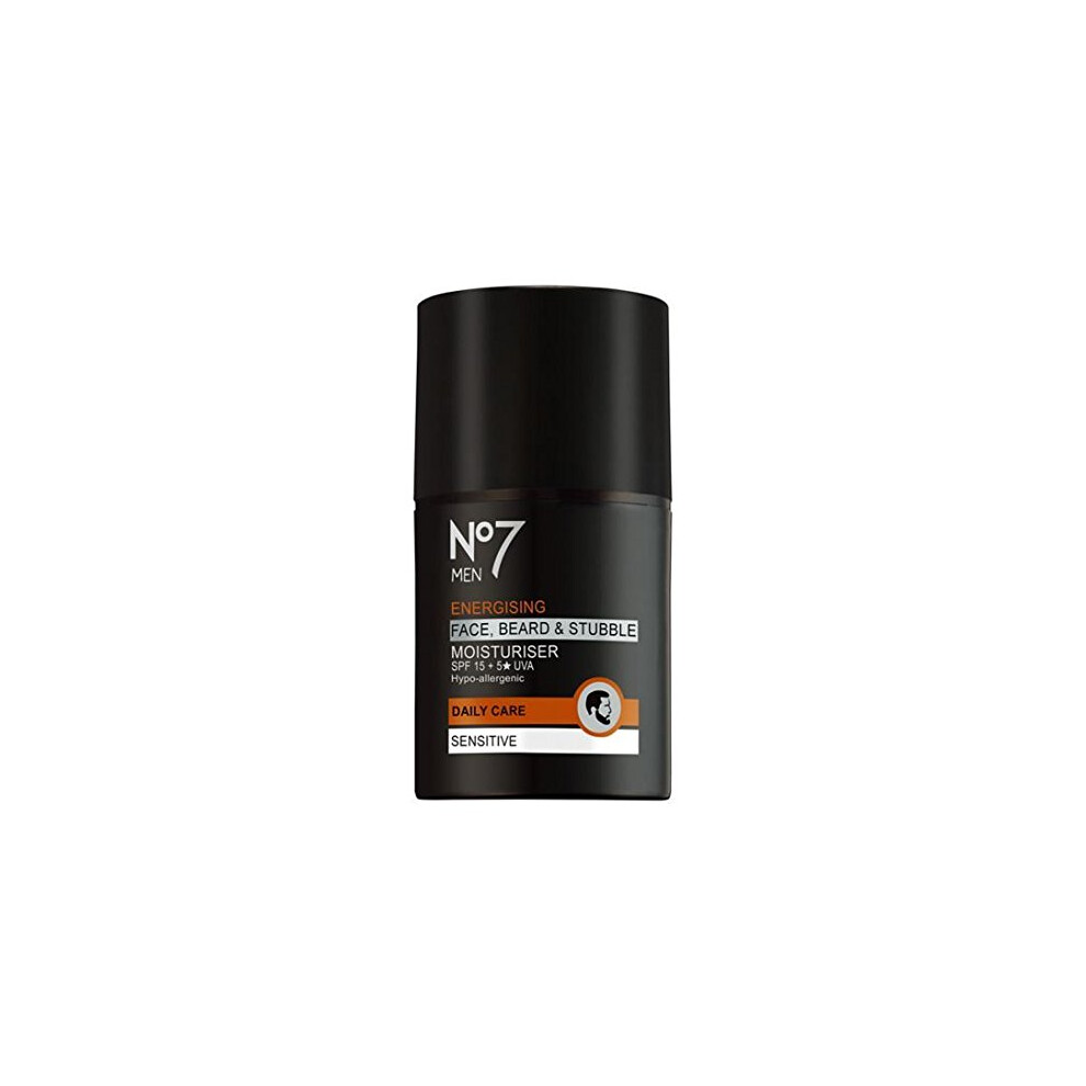 No7 Men Energising Face, Beard & Stubble Moisturiser