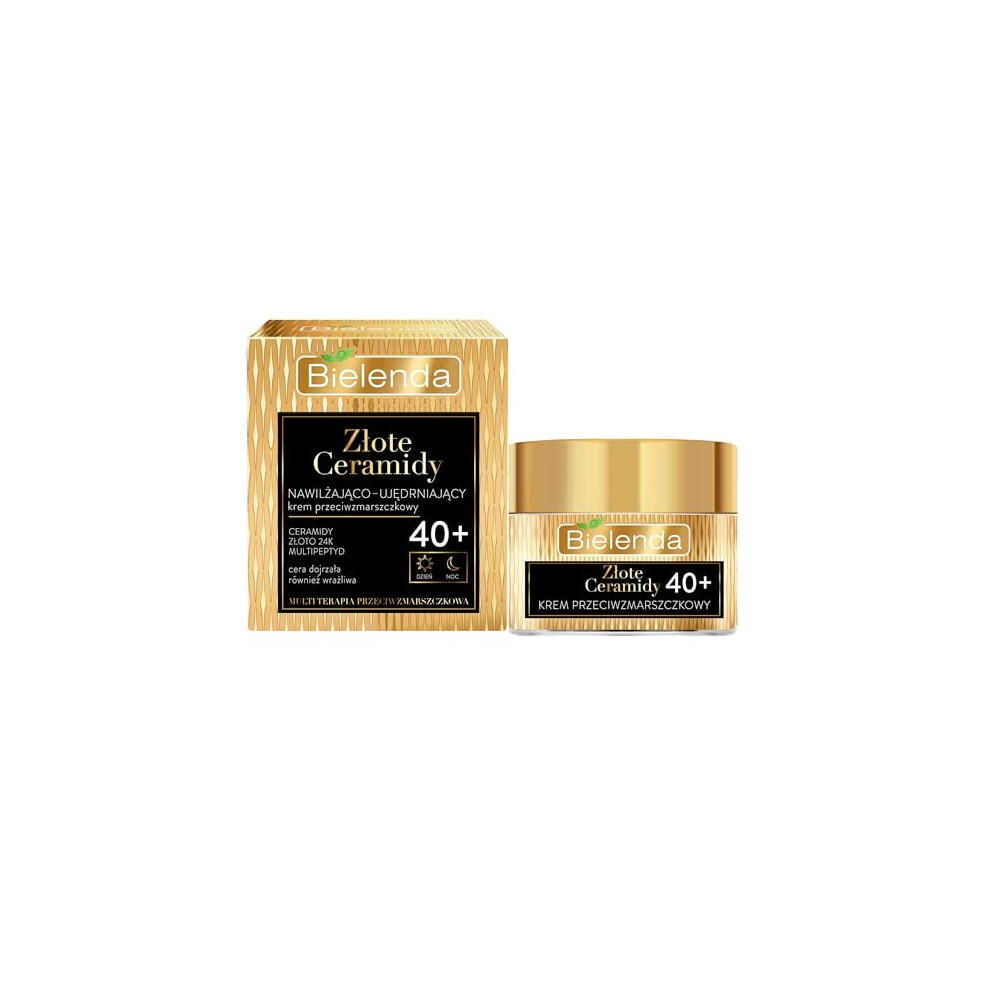 Bielenda Golden Ceramides Moisturizing Firming Day Night Cream Anti Wrinkle 50ml - Image 5