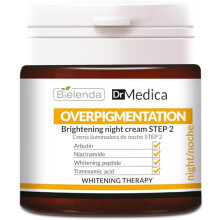 Bielenda Dr Medica Overpigmentation Night Lightening Cream Step 2 Reduces Risk of New Discoloration 50ml