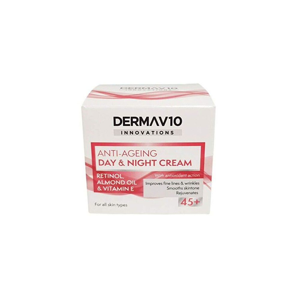 Healthpoint Cream Dermav10 Innovation Anti-Ageing Day And Night With Retinol For 45+, 50Ml