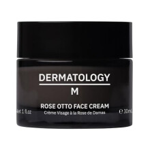 Dermatology M – Rose Otto Face Cream 30ml | Powerfully Age-Defying & Hydrating Daily Moisturiser – With Bakuchiol, Hyaluronic Acid & Organic Rose