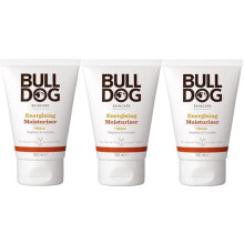 BULLDOG SKINCARE - Energising Moisuriser For Men Brightens and Hydrate 100ml x 3 Pack