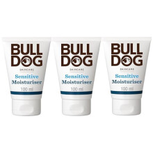 Bulldog Skincare Sensitive Face Moisturiser for Men, Fragrance Free, Specially Formulated for Sensitive Skin, Provides 24-Hour Hydration, 100ml - 3