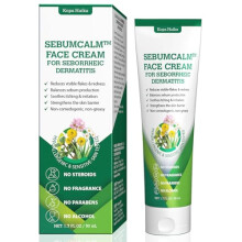 Seborrheic Dermatitis & Psoriasis Face Cream: Soothing Natural Formula Treatment for Face, Scalp & Chest with 12 Botanical Extracts, Ceramides & Shea