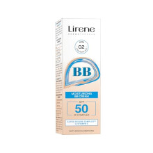 Lirene - BB Cream - Tinted SPF 50 - Sun Protection & Moisturising for Every Day - Evens Skin Tone, Helps Reduce Discolouration, Hydrates & Adds