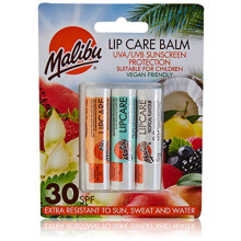 Malibu Blister Lipbalm with SPF30, Mango/Mint/Tropical 12 ml, (Pack of 1)