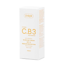 Ziaja Vitamin C.B3 Niacinamide Glow Day Cream SPF 15, 50 ml - Brightening & Hydrating Face Moisturiser