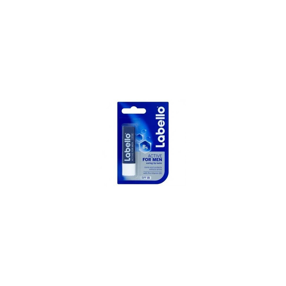 Labello Active For Men Spf 15 Lip Balm 4,8 G By