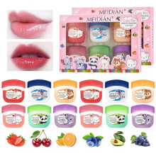 Somnr 12 Pack Flavoured Lip Balm Set for Girls, Organic Lip Balm Multipack for Dry, Chapped Lips, Moisturising and Nourishing Lip Repair Balms for