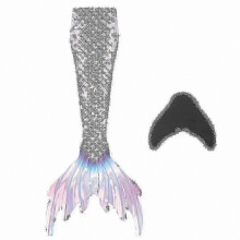(150, pink) Mermaid Tails for Swimming with Monofin for Kids and Adults