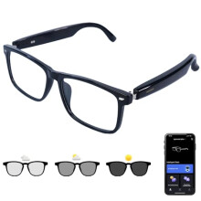 AI Smart Glasses Polarised Audio Sunglasses with Speaker Translation Glasses 164 Languages Open Ear Sound Mic Blue Light Glass UV Protection Outdoor