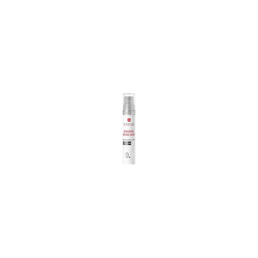 Erborian - Ginseng Micro Shot - Advanced 0.3% - Inspired By Micro-Needling - Intensive Retexturizing Face Serum With Korean Ginseng And Collagen