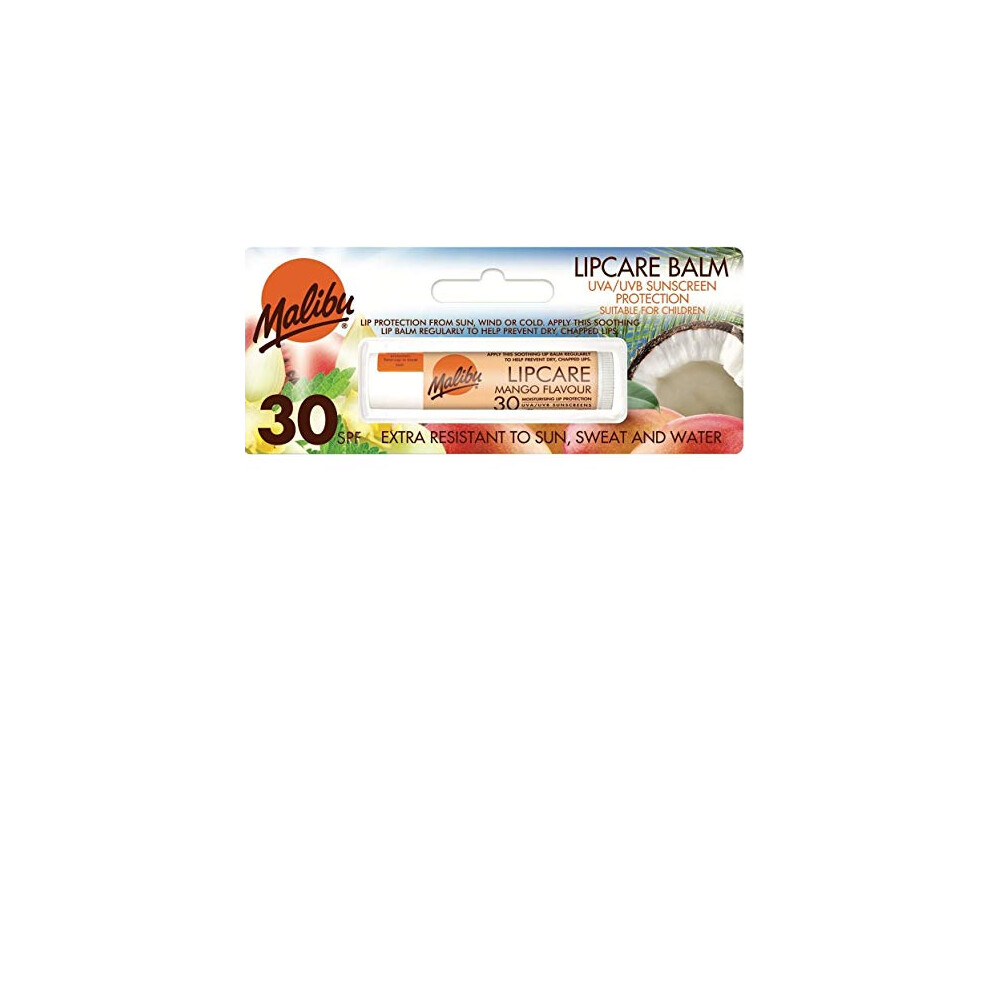 Malibu Sun Stick Lip Balm Spf 30 Mango Flavour