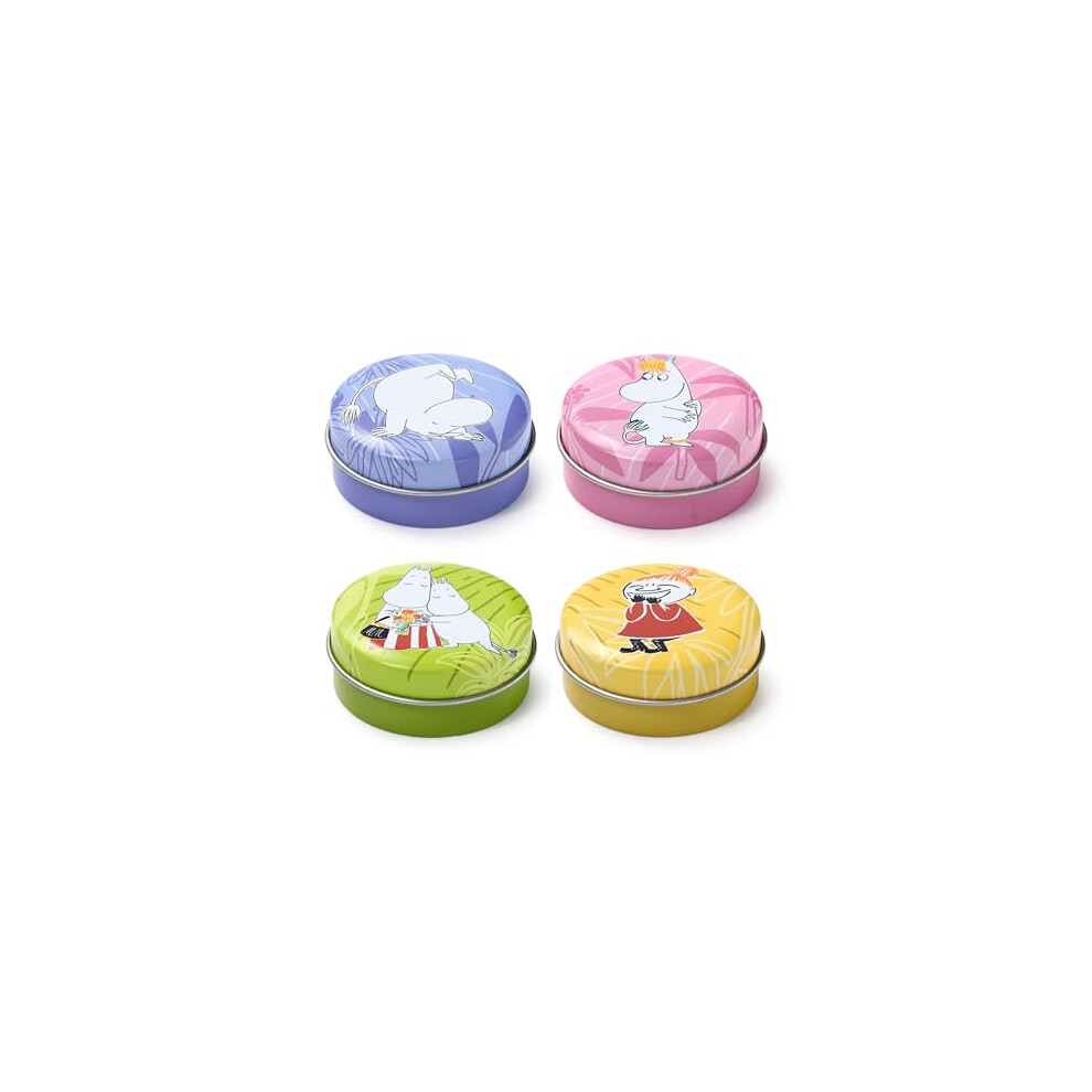 Puckator Cream Moomin & Tammi Lip Balm In A Tin - Lip Care Stick Balms Chapstick Holiday Essentials For Women Family - Lipbalm Moisturiser Exfoliator