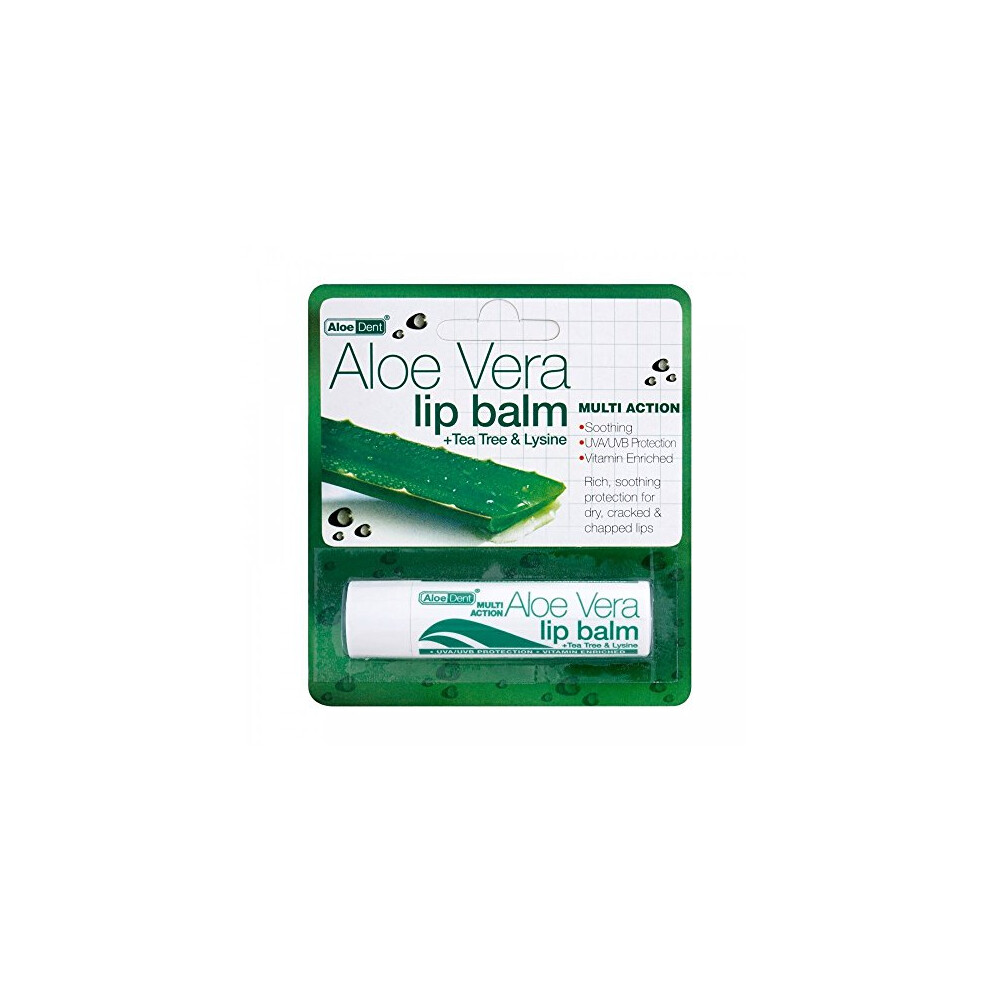 Aloe Dent Three Packs Of Aloe Vera Lip Balm 4G