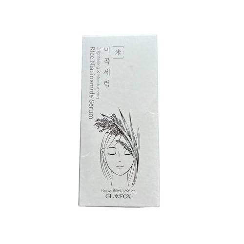 GLAMFOX Brightening & Moisturizing Rice Niacinamide Serum