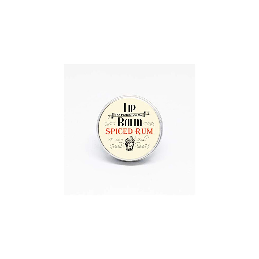 Half Ounce Cosmetics Spiced Rum Lip Balm, Vegan Friendly 15Ml Tin