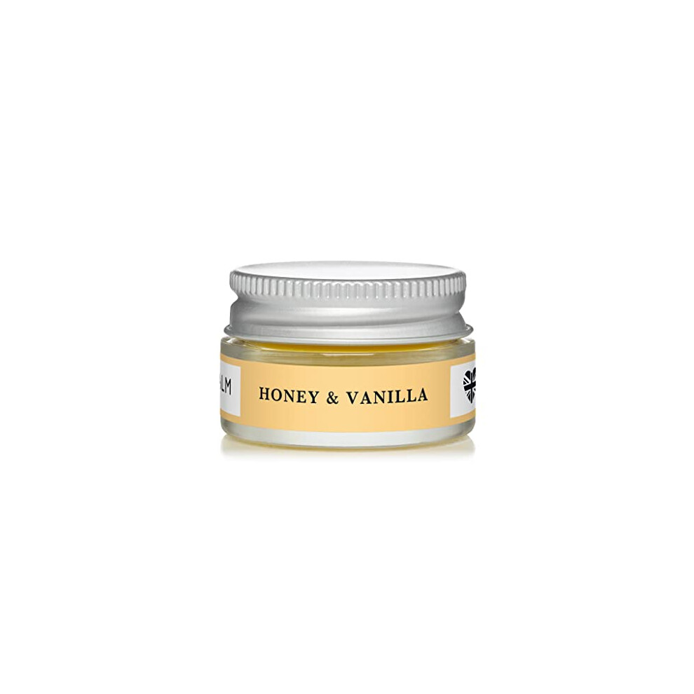 Bee Good 100% Natural Honey & Vanilla Moisturing Lip Balm With British Beeswax And Honey, 1 Jar 10G