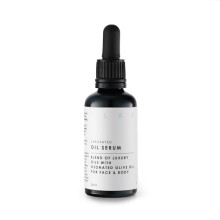 Natural Face Oil Serum with Ozonated Olive – Natural Hydrating Facial Oil Unscented, Vegan, Roship Oil, Squalane, Ozone Skincare