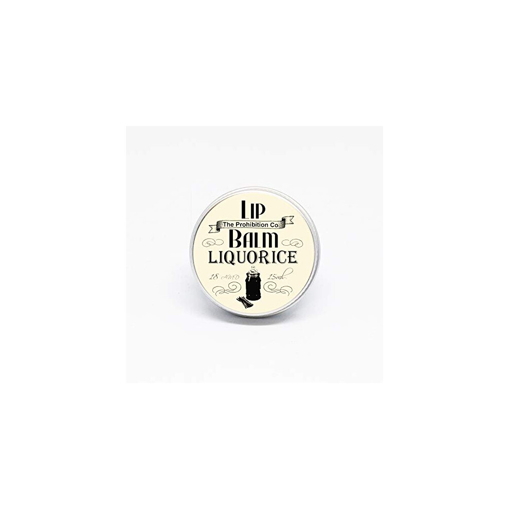 Half Ounce Cosmetics Liquorice Lip Balm, Retro Sweets Lip Repair By Prohibition Co.
