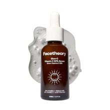 facetheory Glow-C Vitamin C 20% Face Serum (Unscented) - Pro-Strength Vitamin C Serum for Face - Skin Brightening, Firming and Anti Aging Serum (30