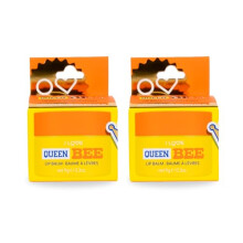 I Love Queen Bee Lip Balm Nourishing Honey & Beeswax Lip Care Hydrating Lip Balm for Soft Smooth Lips Cramed with Natural Ingredients, Cruelty-Free 2x