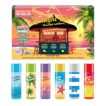 Cocktails Lip Balm Set Beach Bar Holiday - Mojito, Margarita, Pina Colada, Cosmo, Old Fashioned, Peach
