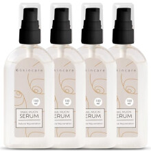 x4 Snail Mucin Essence Serum & Hyaluronic Acid - All In One Advanced Skin Repair, Deep Hydration, Blemish & Fine Line Removal - Snail Secretion
