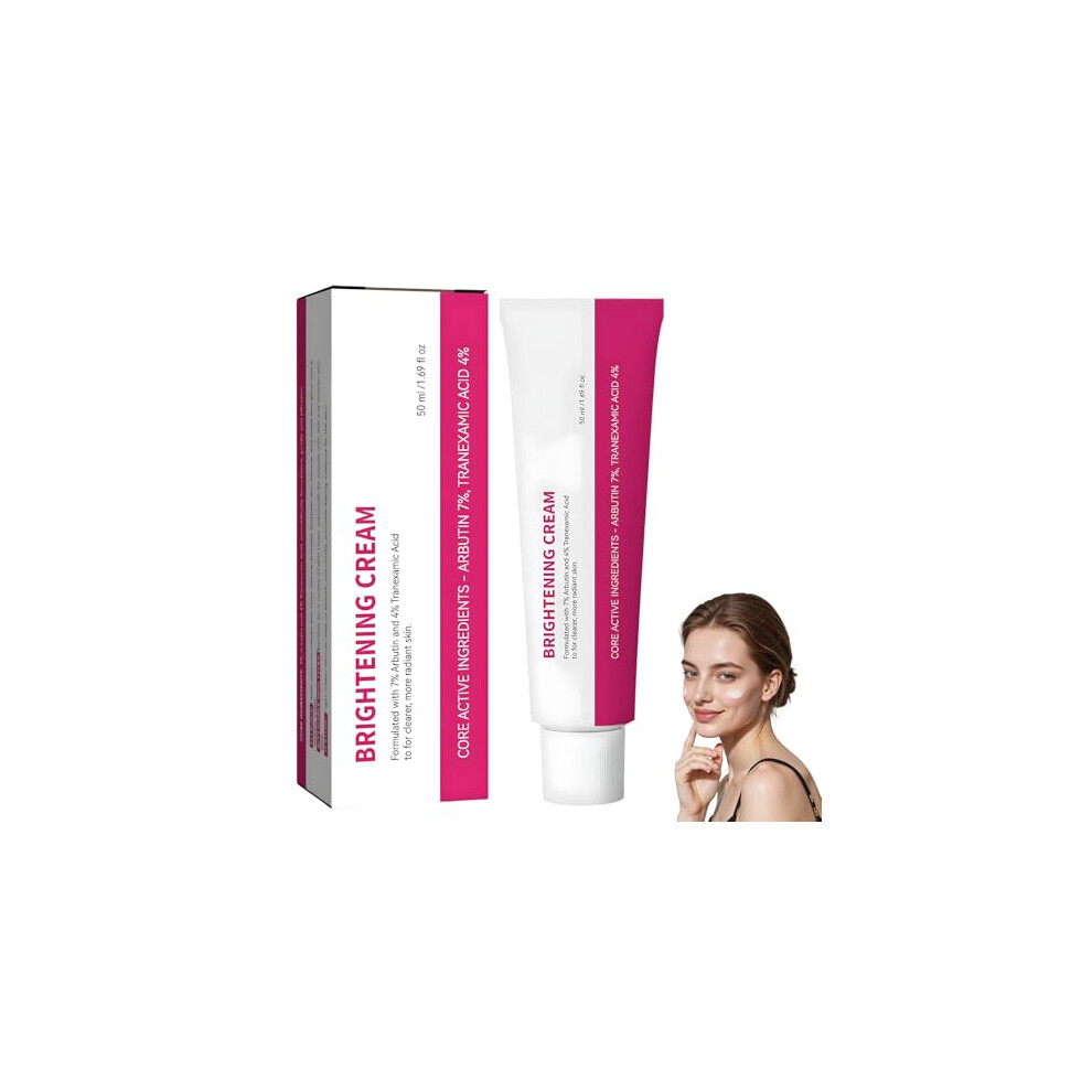 Llikknve Arbutin 7% + Tranexamic Acid 4% Face Cream,Dark Spots,Freckle, Blemishes,Pigmentation,For Uneven Skin Tone,Korean Skincare Formula,Gentle