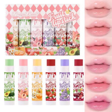 Sitovely 6PCS Lip Balm Set, Fruit Flavored Tinted Lip Gloss Lip Care, Bulk Lip Balms for Dry Lips, Hydrating Lip Make-Up for Kids and Teens