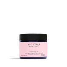 Neal's Yard Remedies Wild Rosehip Glow Cream, Nourishing Day & Night Cream, Moisturiser for Radiant Skin, Boost Complexion, Vegan & Cruelty-Free. 50ml