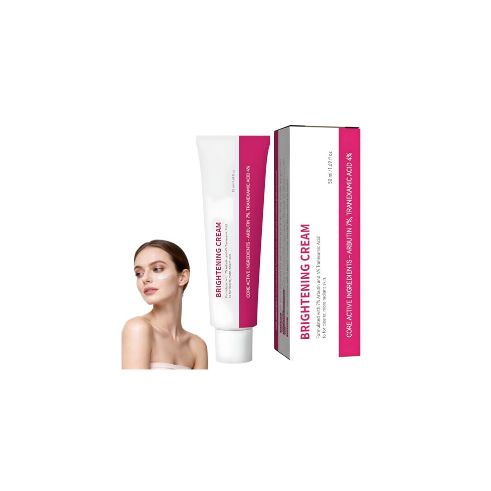 Azoisuwr Arbutin 7% + Tranexamic Acid 4% Face Cream,Dark Spots,Freckle, Blemishes,Pigmentation,For Uneven Skin Tone,Korean Skincare Formula,Gentle
