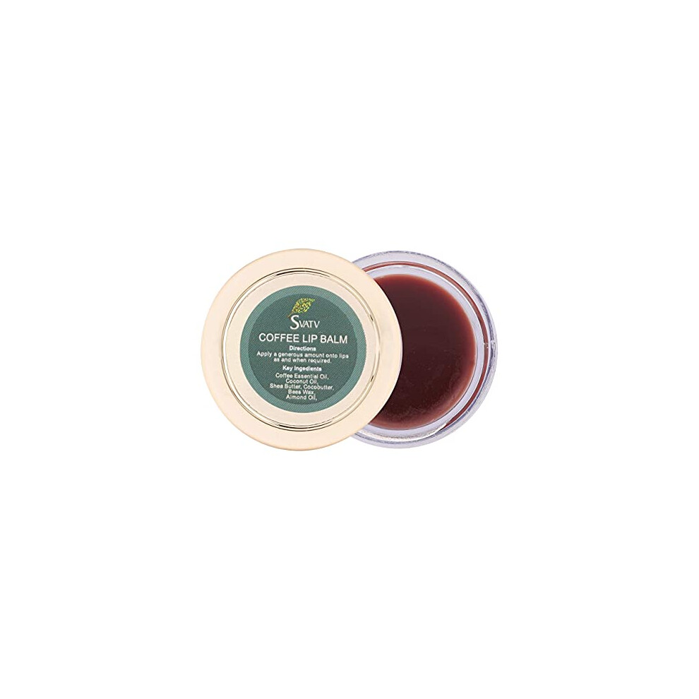 Svatv Coffee Flavored Lip Balm. With Natural Ingredients - Shea Butter Beeswax & Cocoa Butter Oil To Repair Dry Or Chapped Lips, Best Moisturizing Lip